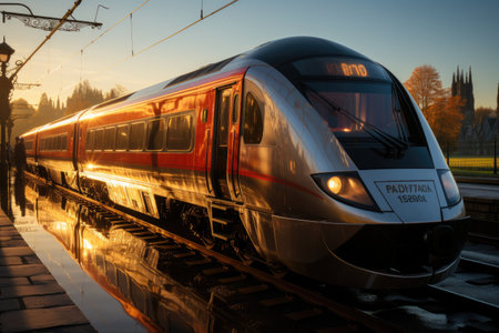 central train station with clear roof professional photographyの素材