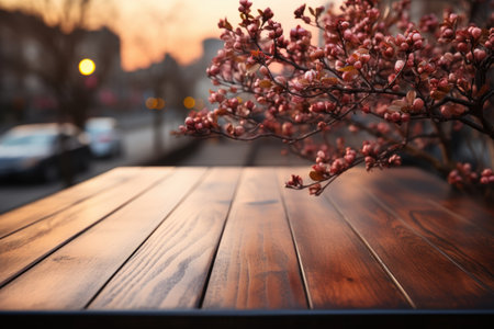 plants cover the large table which is warm and comfortable professional photographyの素材