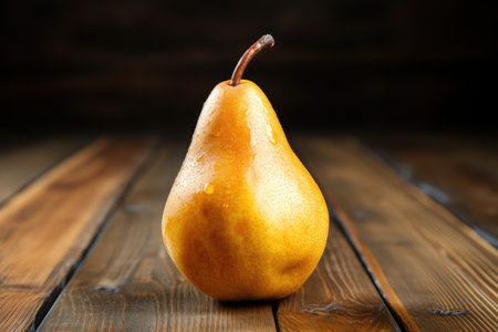 pear isolated kitchen table background professional photographyの素材