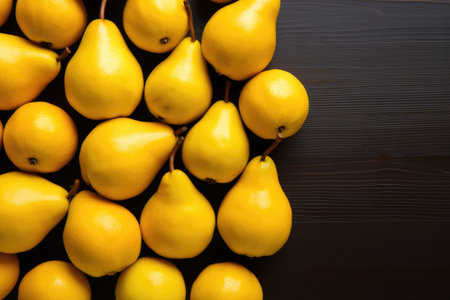 pear isolated kitchen table background professional photographyの素材