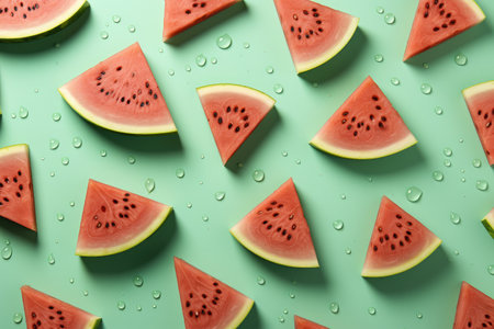 stock photo of watermelon isolated background professional photographyの素材