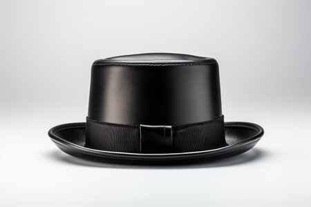 mens top hat sun protection professional photographyの素材