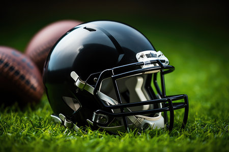 american football helmet professional photographyの素材