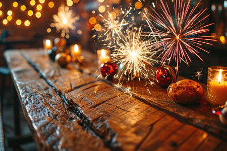 fireworks in the night sky background professional photographyの素材