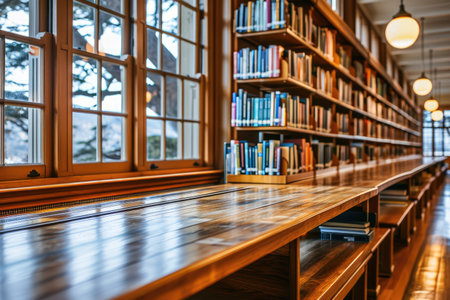 collection of books in the library professional photographyの素材