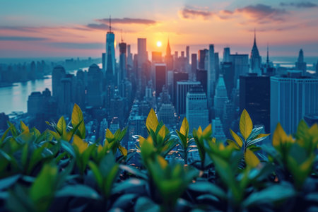 nature among urban environment professional photographyの素材