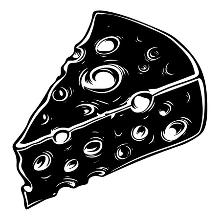 Silhouette Cheese black color onlyの素材