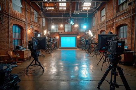 planning shoot of content creator in studio  professional photographyの素材