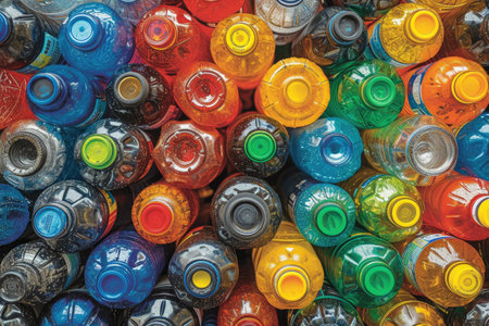 pile of trash plastic bottles  professional photographyの素材