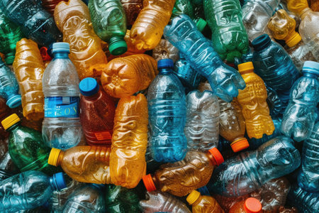 pile of trash plastic bottles  professional photographyの素材