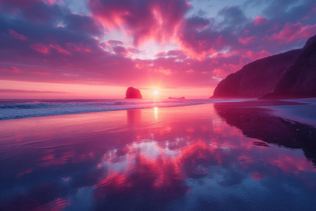 peaceful seascape professional photographyの素材