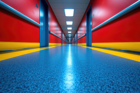 part of modern office hallway professional photographyの素材