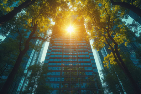 Nature and health in the cities professional photographyの素材