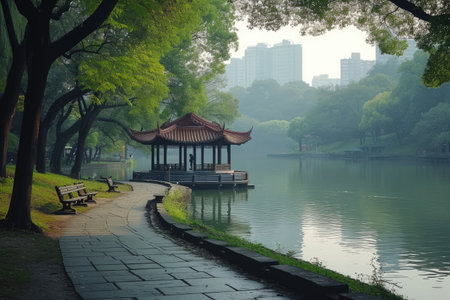 Nature and health in the cities professional photographyの素材