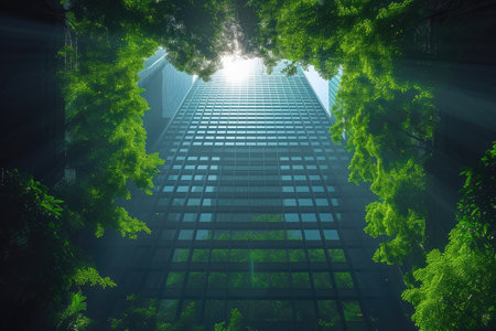 Nature and health in the cities professional photographyの素材