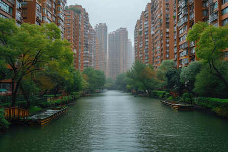 Nature and health in the cities professional photographyの素材