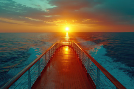 beach sunset view landscape professional photographyの素材