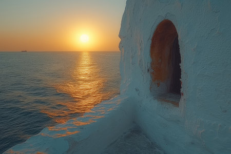 beach sunset view landscape professional photographyの素材