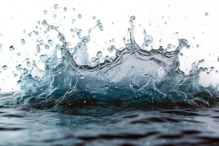 Splash Fresh Drop In Water professional photographyの素材