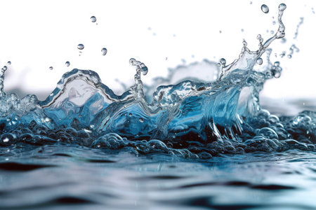 Splash Fresh Drop In Water professional photographyの素材