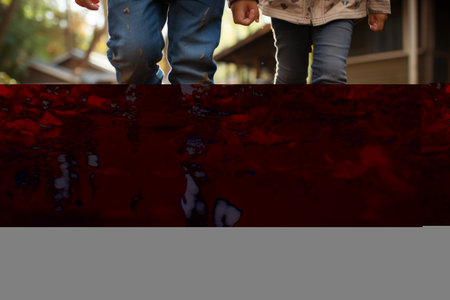 Splash in the Puddles a fun spring activity professional photographyの素材