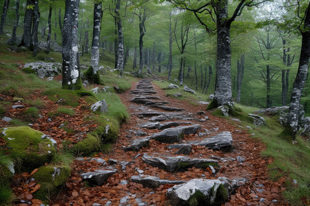 Spring nature walk for Earth Day professional photographyの素材