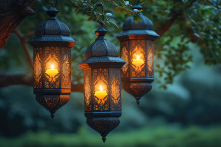 blessing ramadan vibes background professional photographyの素材