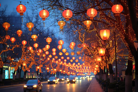 chinese spring festival atmosphere professional photographyの素材