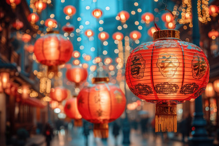 chinese spring festival atmosphere professional photographyの素材