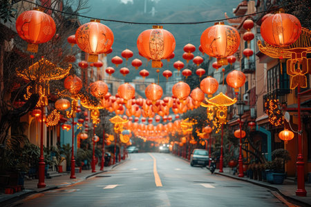 chinese spring festival atmosphere professional photographyの素材