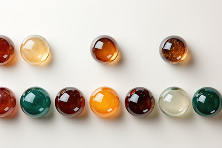 Abstract stone marbles and transparent background design imagesの素材