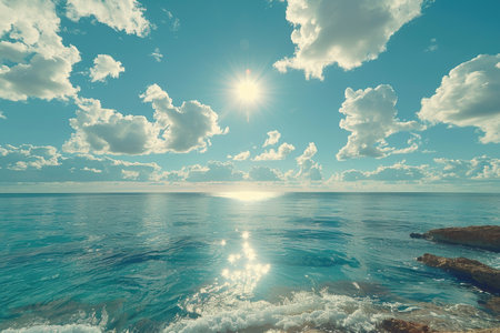 beautiful tropical turquoise ocean beach professional photographyの素材