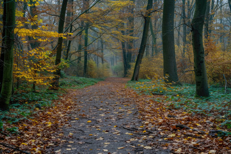 amazing nature forest scenery professional photographyの素材