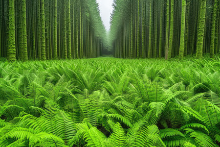 amazing nature forest scenery professional photographyの素材