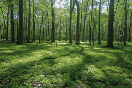 amazing nature forest scenery professional photographyの素材