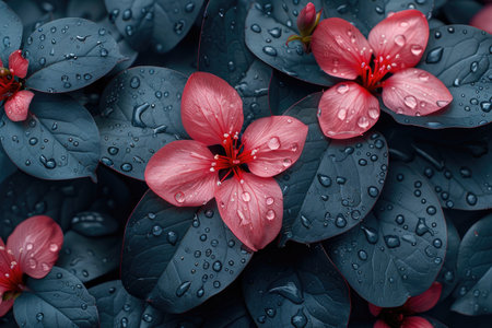 beautiful flowers in nature wallpaper professional photographyの素材