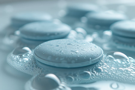 Several skincare product packaging for brand advertising professional photographyの素材