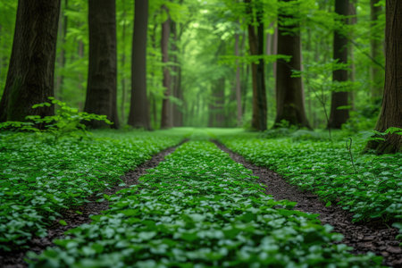Spring nature walk for Earth Day professional photographyの素材