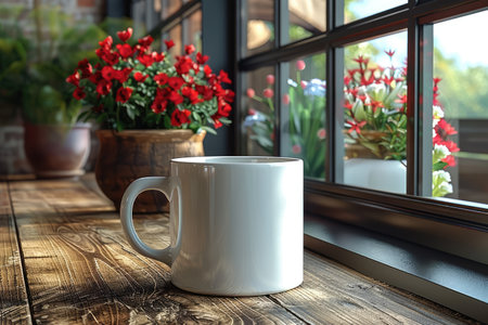 blank coffee mug mockup professional photographyの素材