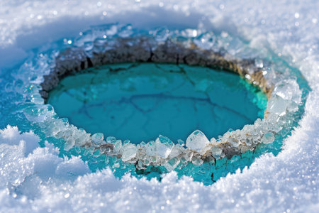 cracked ice earth abstract background design imagesの素材