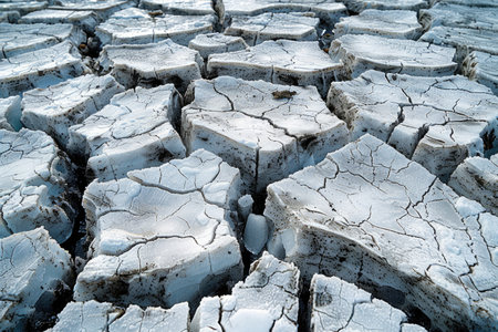cracked ice earth abstract background design imagesの素材