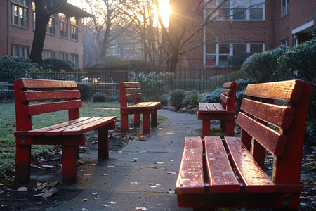 university college campus scenery backgroundの素材