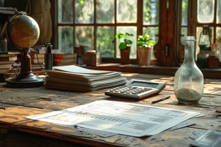 preparation paid tax greeting card design imagesの素材