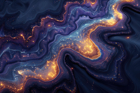 Abstract painting Neon colors background wallpaper design imagesの素材