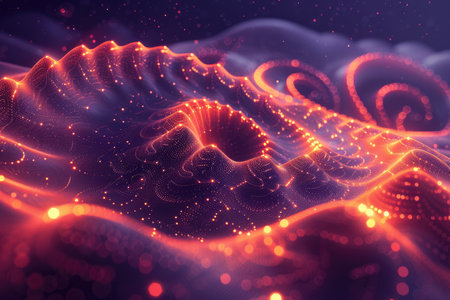 Abstract neon colors background wallpaper design imagesの素材