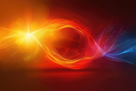 Abstract neon colors background wallpaper design imagesの素材