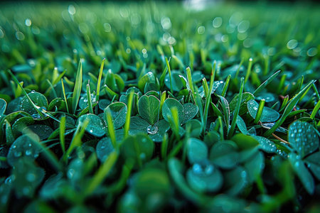 view of a grass field landscape professional photographyの素材