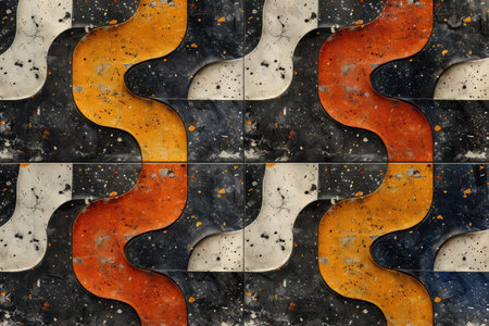 Abstract colorful background wallpaper design imagesの素材