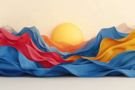 Abstract colorful background wallpaper design imagesの素材