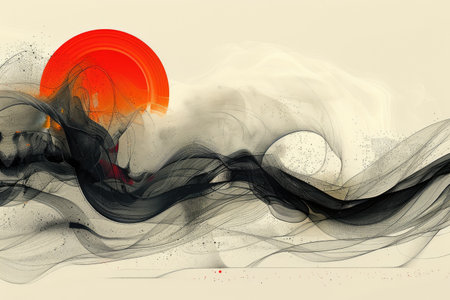 Abstract colorful background wallpaper design imagesの素材